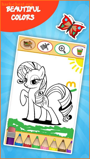 Pony Coloring Little Game screenshot