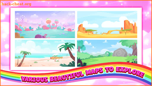 Pony Go : Drawing Race - Rainbow Paint Lines screenshot