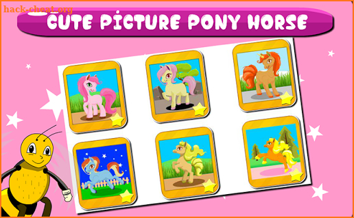 Pony Jigsaw Puzzles : Bee Kids screenshot