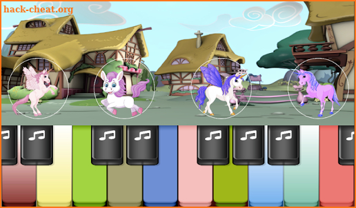 Pony Piano : Magical Colorful Piano Tiles Kids screenshot