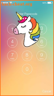 Pony Unicorn Lock Screen screenshot