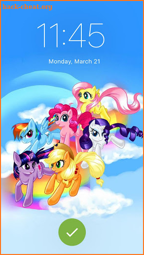Pony Unicorn Princess Fraternity Home Lock Screen screenshot
