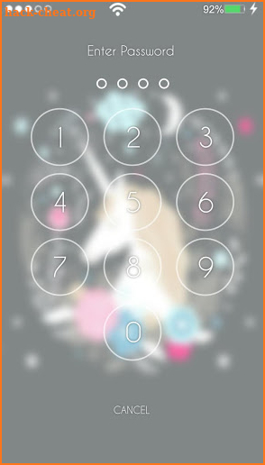 Pony Unicorn Screen Lock screenshot