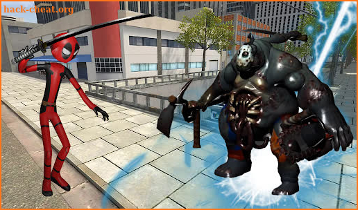 Pool Power Stickman Superhero screenshot