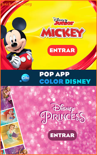 Pop App Color Disney screenshot