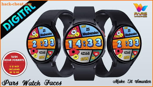 Pop Art Style Watch Face screenshot