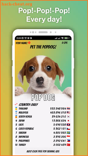 Pop Dog Clicker screenshot