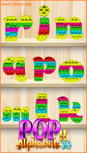 Pop It Alphabets 3D - Antistress ABC Giant Fidgets screenshot