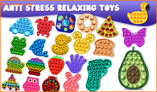 Pop It Anti Stress Simulator Mind relaxing toys screenshot