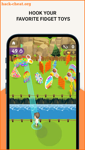 Pop It Bubble Hook - Hook Bubble Pop Fidget Toys screenshot