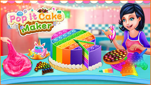 Pop it Chocolate Cake Maker screenshot