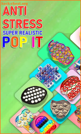 Pop it fidget toy 2! DIY calming asmr popers game screenshot