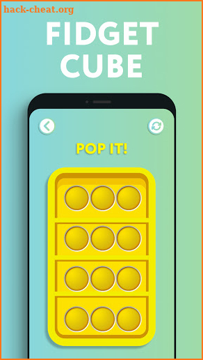 Pop It Fidget Toy Game with Marble: Fidget Cube 3D screenshot