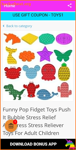 Pop It Fidget Toys - Discount screenshot