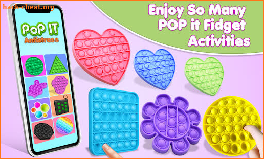 Pop It Fidget Toys Poke & Push Pop Waffle Fidgets screenshot