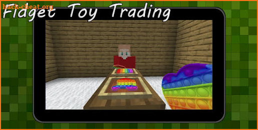Pop it toy mod for Minecraft screenshot
