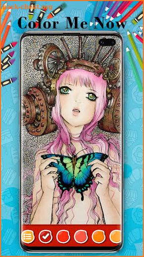 Pop Manga Anime Coloring Book screenshot