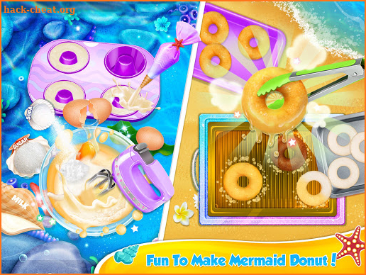 Pop Mermaid Donut Maker screenshot