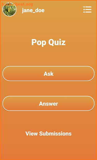 Pop Quiz screenshot
