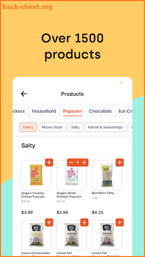 Popcorn - Groceries in minutes screenshot