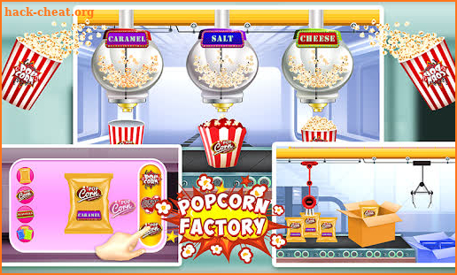 Popcorn Maker Factory: Crispy Snack Cooking Games screenshot