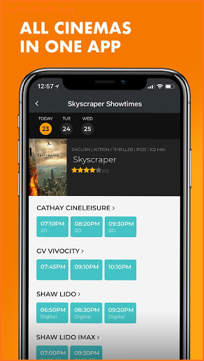 Popcorn: Movie Showtimes, Tickets, Trailers & News screenshot