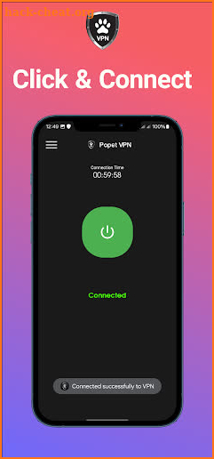 Popet VPN - Secure & Fast screenshot