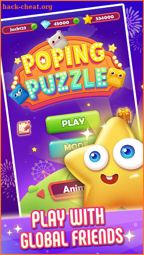 Poping Puzzle - Let's go! screenshot