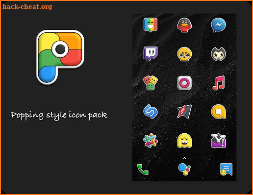 Poppin icon pack screenshot