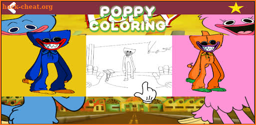 Poppy Coloring: huggy wuggy screenshot