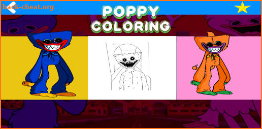 Poppy Coloring huggy wuggy screenshot