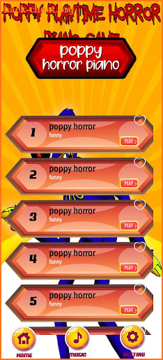 poppy horror playtime piano screenshot