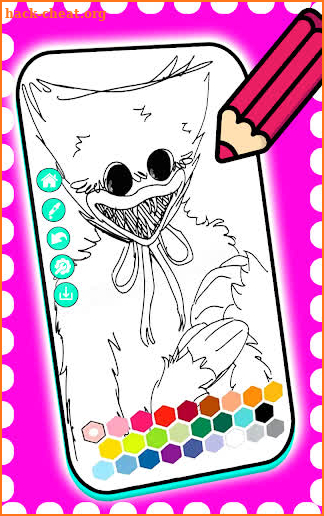 Poppy playtime Coloring Book screenshot