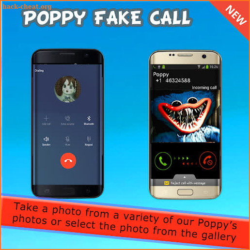 Poppy playtime fake call screenshot