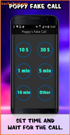 Poppy playtime fake call screenshot
