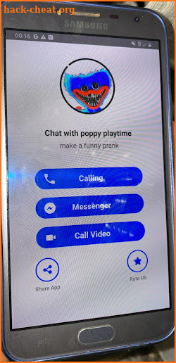 Poppy Playtime horror fake call video screenshot