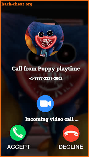 Poppy Playtime video call screenshot
