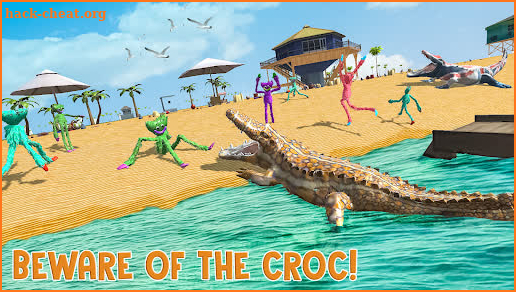 Poppy vs Wild Crocodile Games screenshot