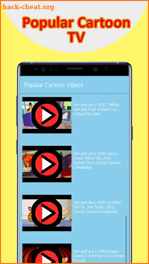Popular Cartoon TV screenshot