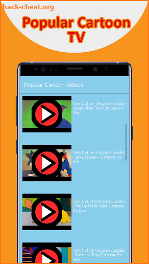 Popular Cartoon TV screenshot