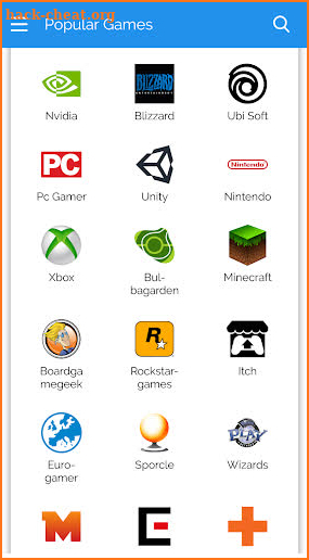 Popular Games - World screenshot