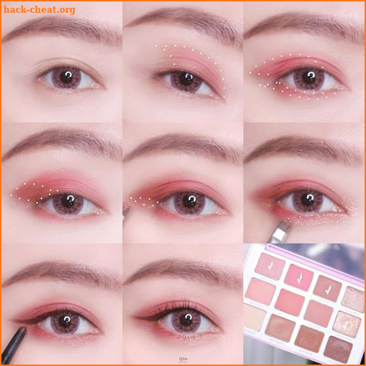 Popular Korean eye makeup screenshot