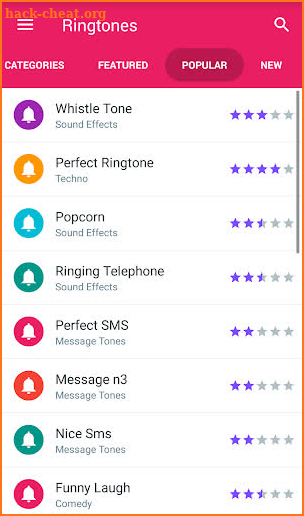 Popular Ringtones screenshot