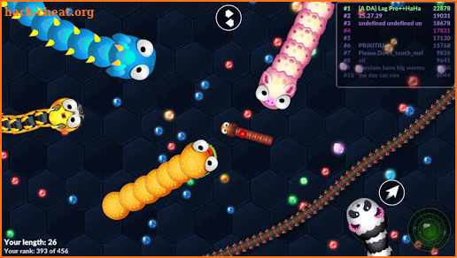 Popular Snake Wars vs Worm screenshot