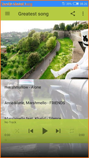 Popular song Marshmello screenshot
