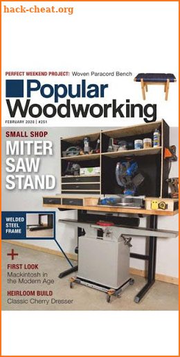 Popular Woodworking Magazine screenshot