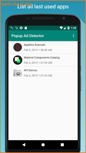 Popup Ad Detector-Detect ad showing outside of app screenshot