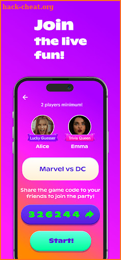 PopUp: Quiz screenshot