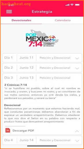 Por México 7:14 screenshot