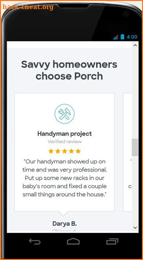 Porch Pro - Best Local Home Improvement screenshot